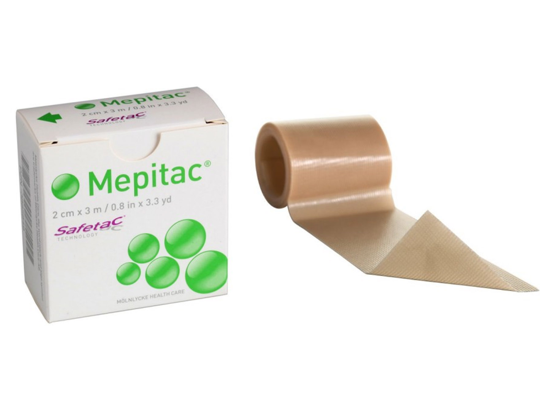 Mepitac® fixatietape - 2 cm x 3 m - 1 st