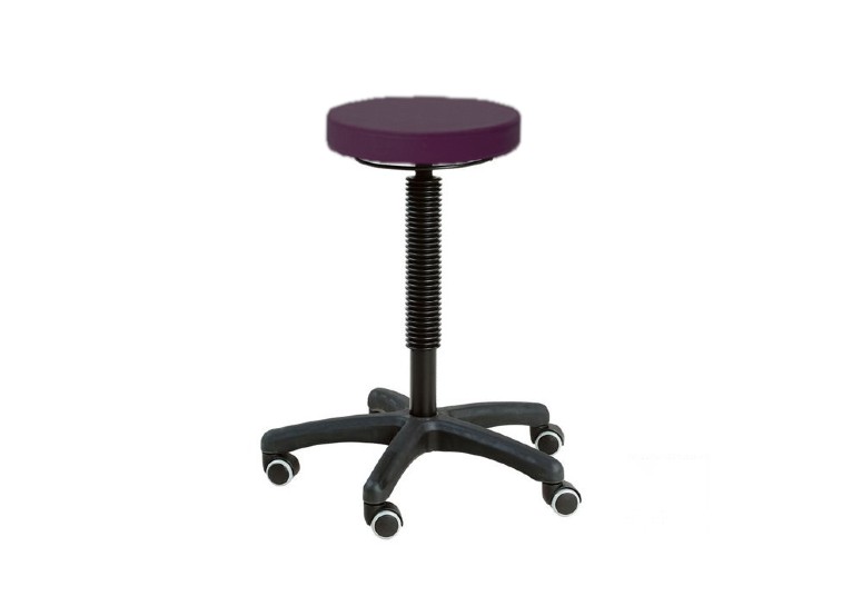 Tabouret met kringbediening - zithoogte 60 - 86 cm - 1 st