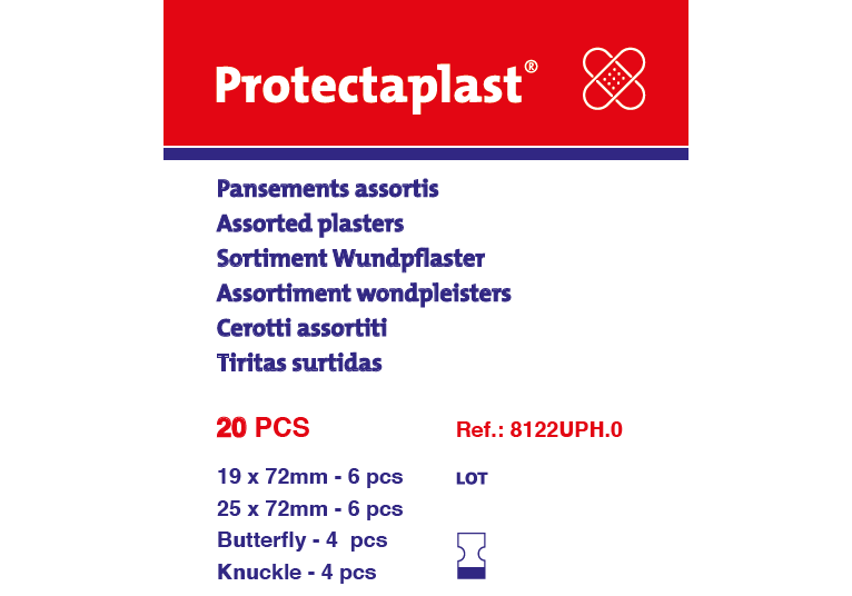Protectaplast - assortiment - waterproof - 20 st
