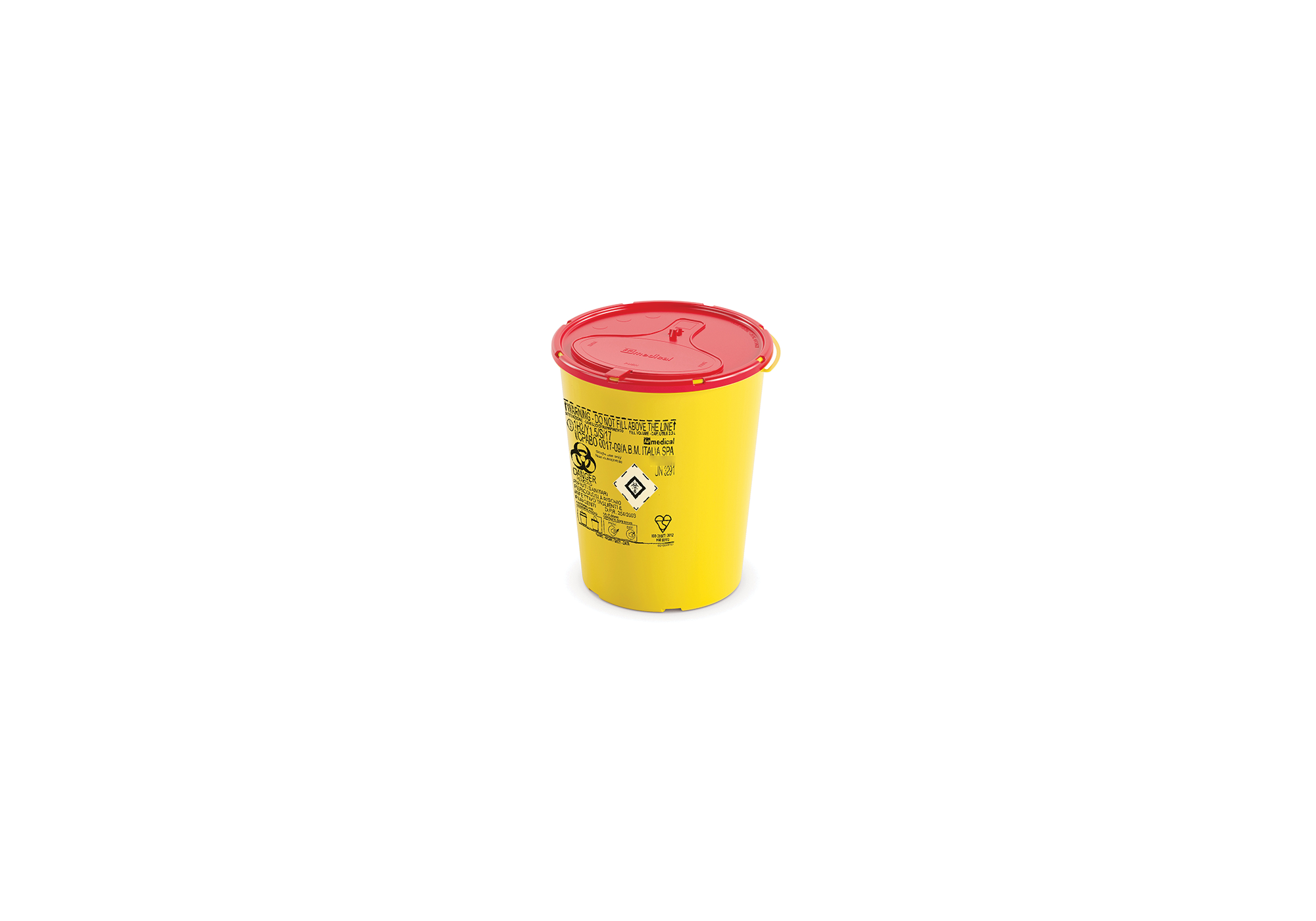Naaldcontainer - rond - 1 L - 1 st