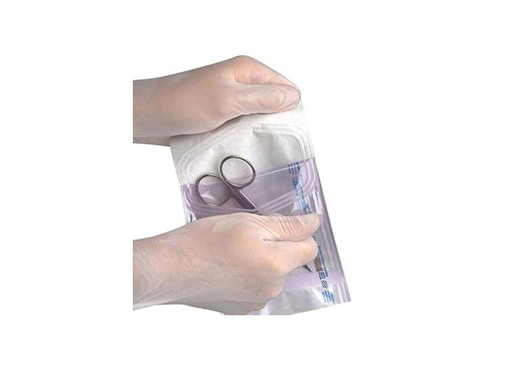 sachets de stérilisation (peel-pack) sachets sans soufflet - pelable bop 60 g/m² - 8 x 40 cm - 1800 pcs
