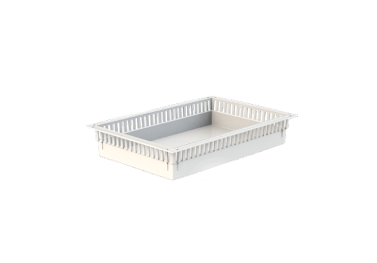 Bac Flex Modul - 60 x 40 x 10 cm - ABS - gris - 1 pc