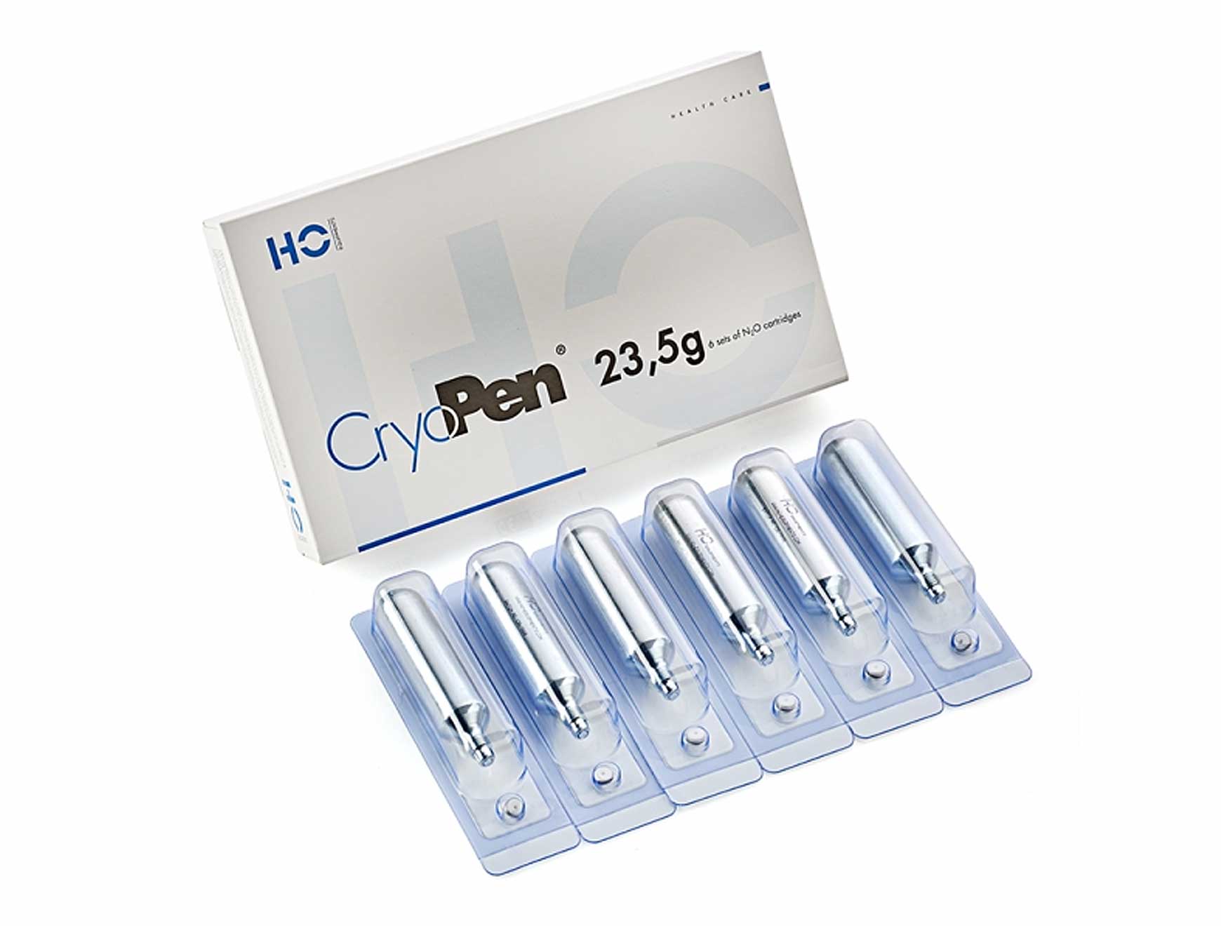 Patronen N2O - 23,5 g - voor CryoPen B - 6 st