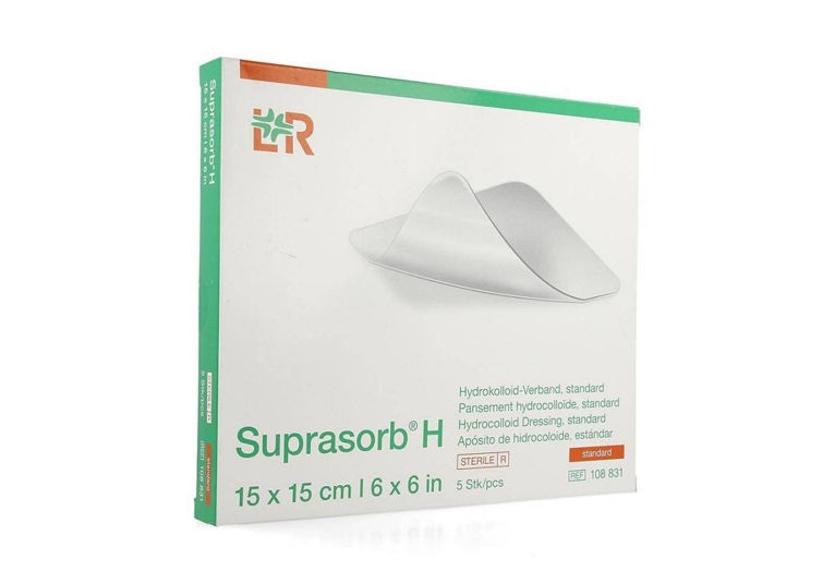 Suprasorb ®H Hydrocol pansement standard - 15 x 15 cm - stérile - 5 pcs
