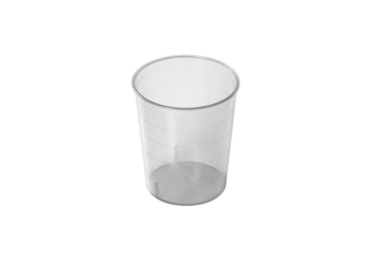 Facet medicatiepotjes - hoog - 25 ml - transparant - 80 x 50 st