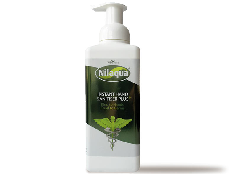 Nilaqua instant hand sanitizer Plus - 500 ml - 1 x 12 st