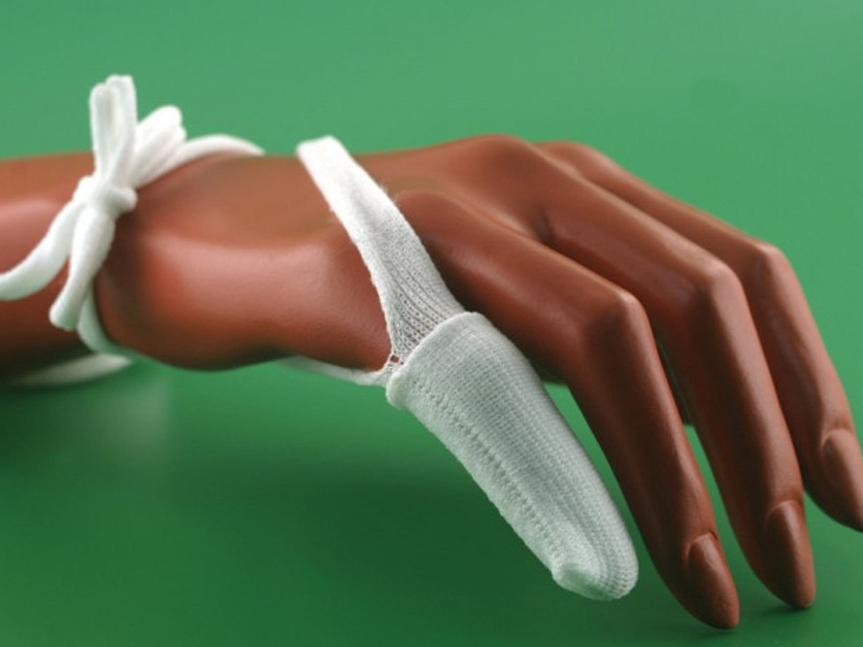 Elastische buisvormige vinger -en teen verbanden