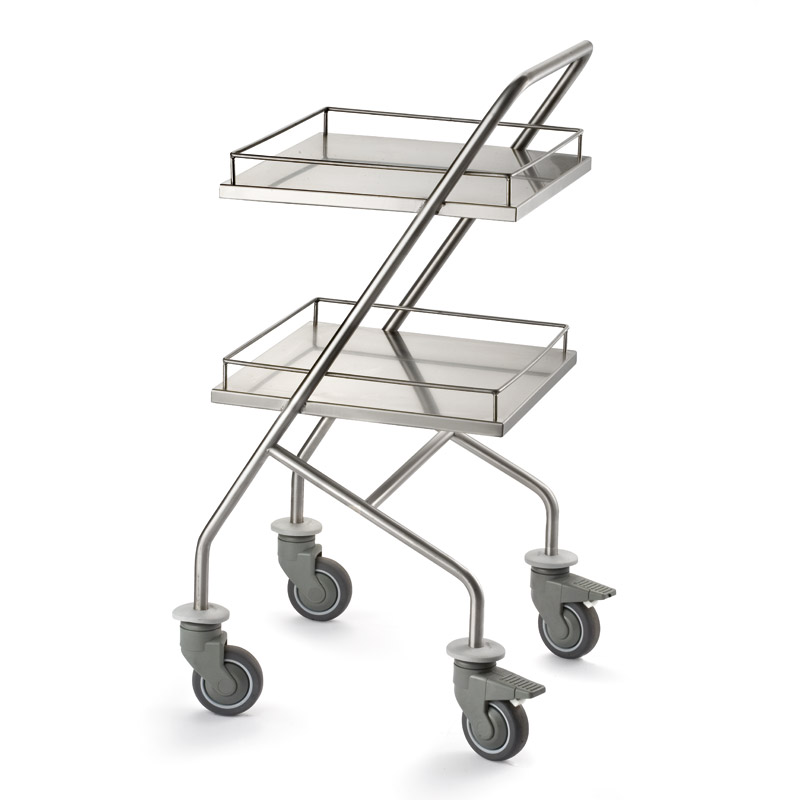 Med-One universele trolley - 2 plateaus - 1 st