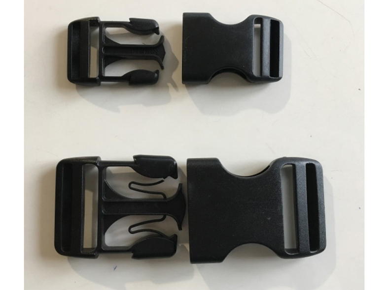 Renol quick release clip 4 cm - mannelijk en vrouwelijk uiteinde - 1 set