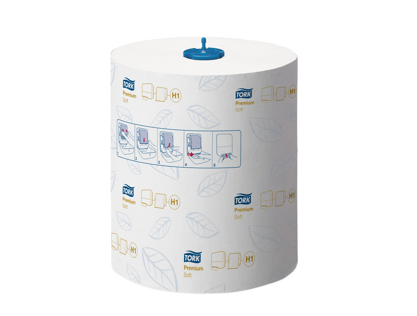 Tork Premium handtowel roll soft - H1 - 2-laags - 21 cm x 100 m - wit - 6 st