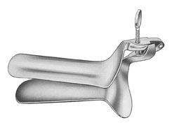 Spéculum vaginal Collin - M - 10 cm x 3,5 cm - 1 pc