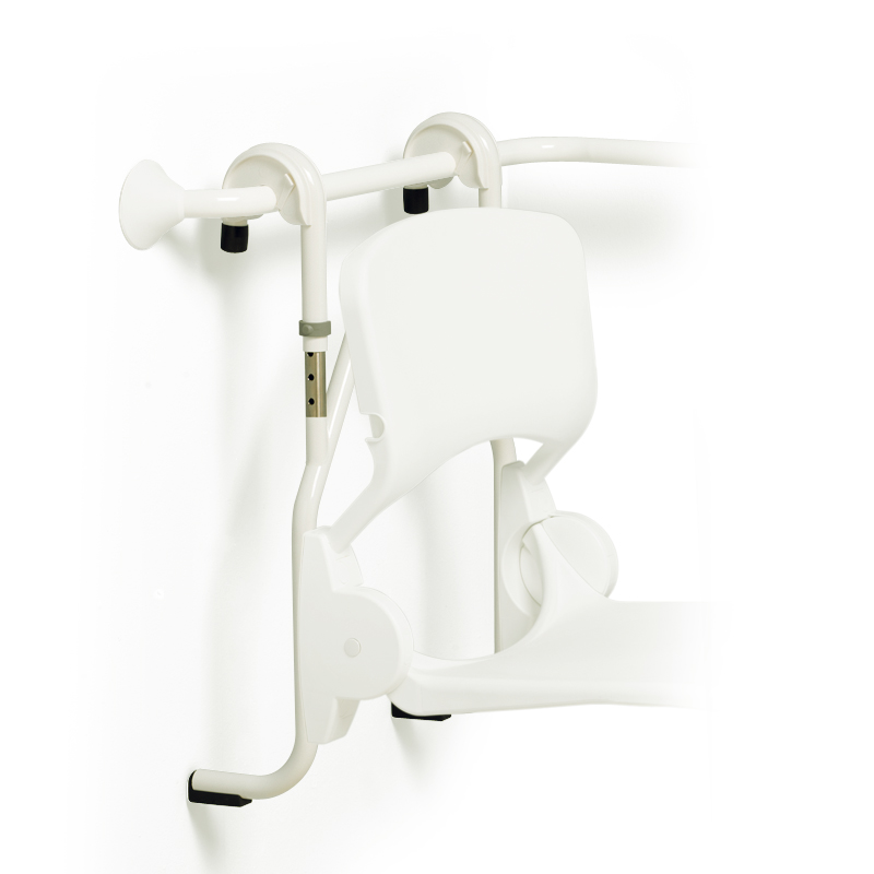 Linido châssis suspendu pour assise douche - inox/anthracite - 1 pc