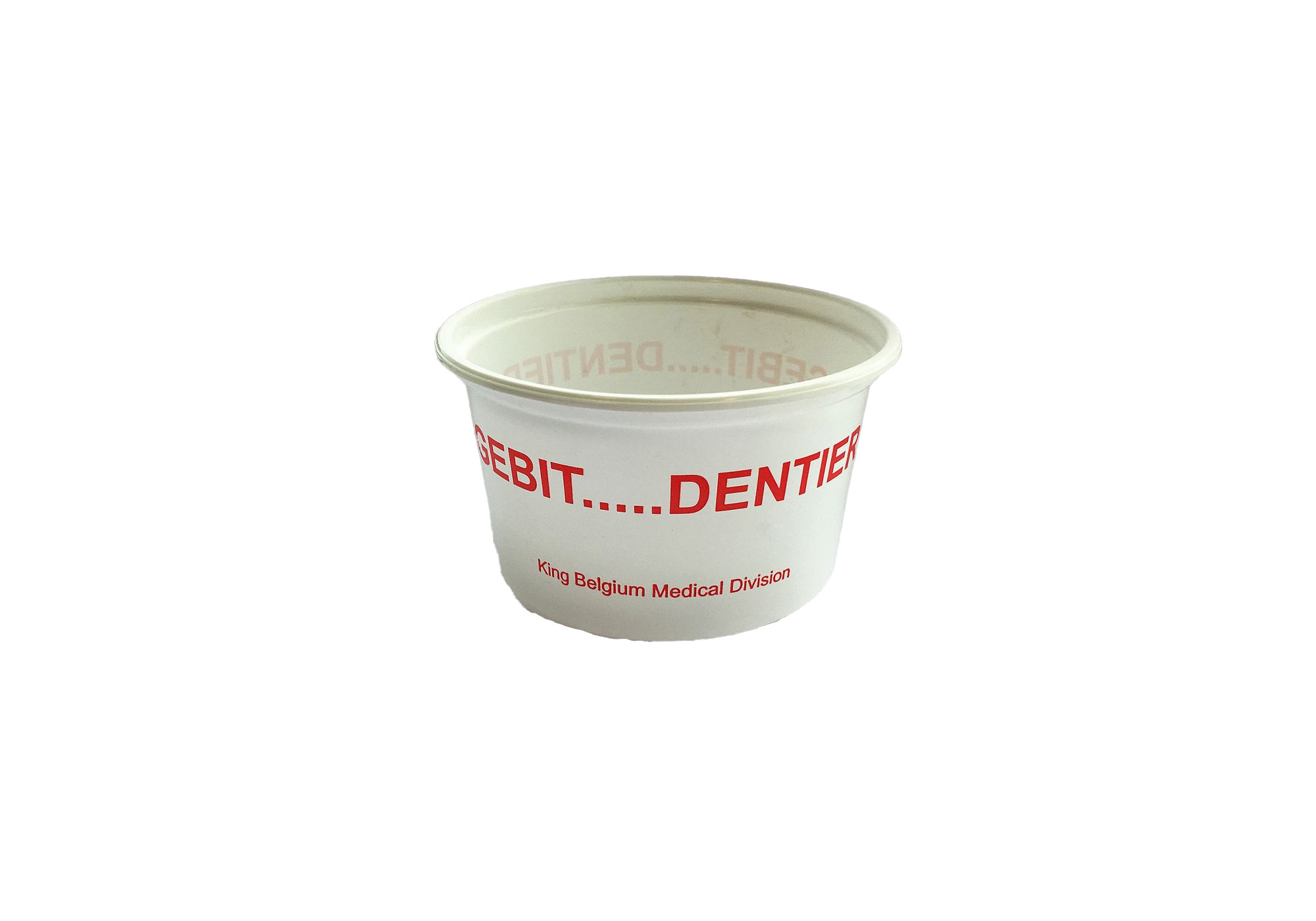 Boîtier pour dentier jetable - diamètre 101 mm - 1000 pcs