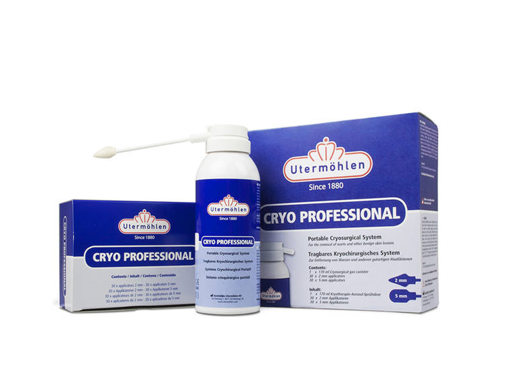 Cryo professional 170 ml + 50 wattentips (5 mm) - 1 st