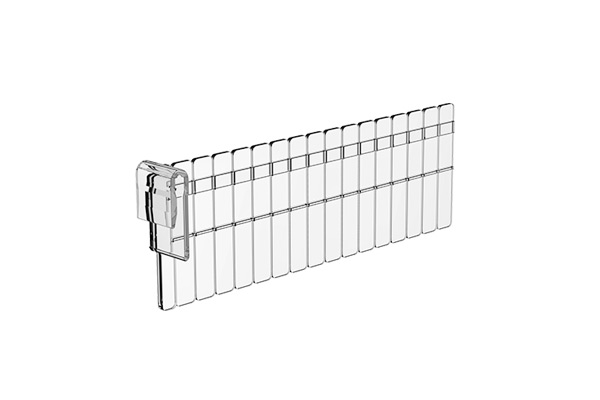 Flex module distributeur - 400 x 200 mm - transparant - 1 pc