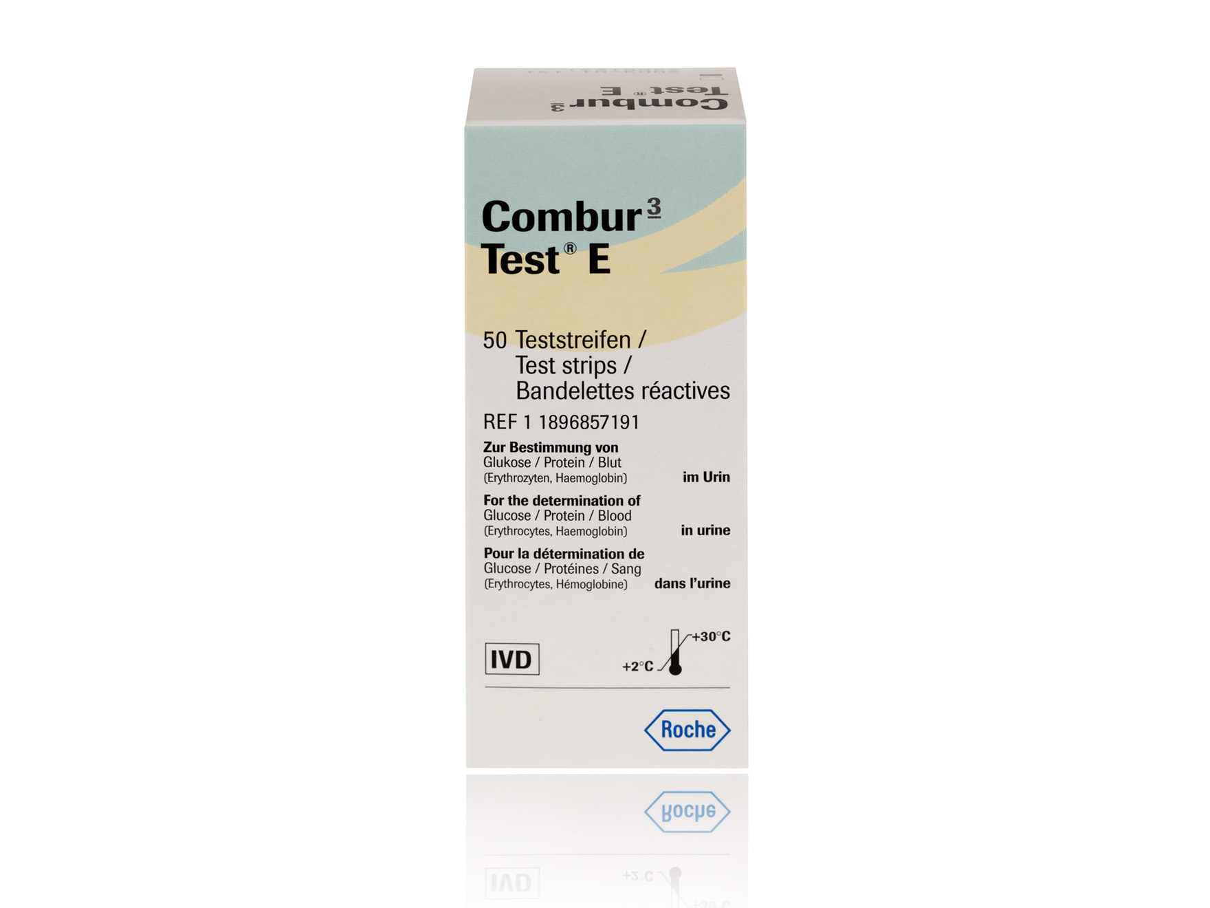 Roche Combur 3E - urine teststrips - 1 x 50 st