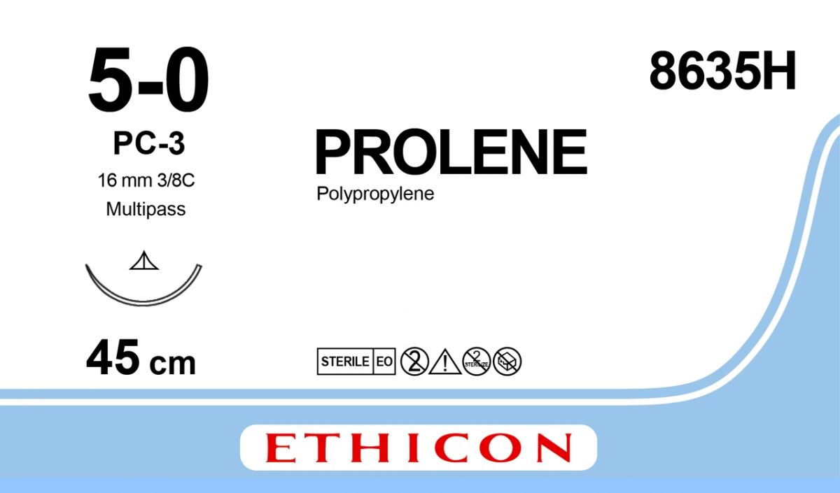 PROLENE™  fil de suture 5/0 - 15 mm - 45 cm - 8635H - 1 pc