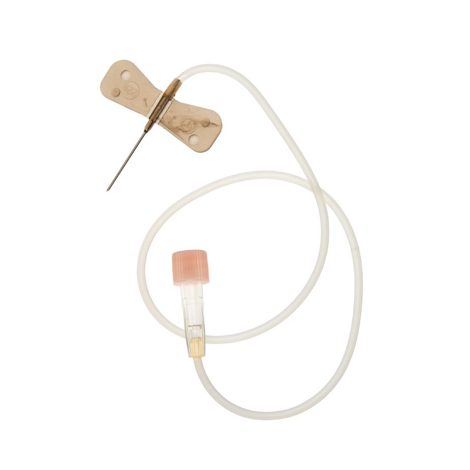 Surflo™ - vleugelnaalden met leiding 30 cm - 22G x 19 mm - zwart - 1 x 50 st