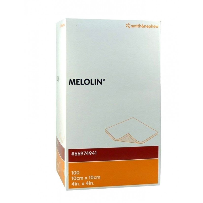 Melolin - niet inklevende kompressen - steriel - 10 x 10 cm - 1 x 100 st