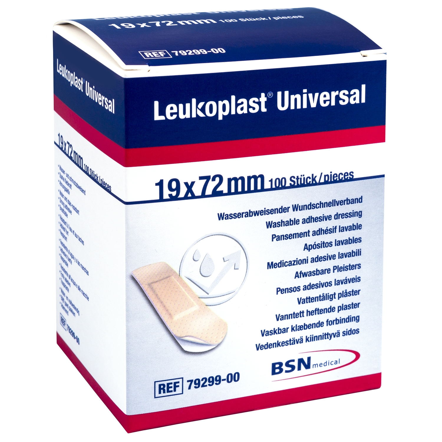 Leukoplast® universal - 19 x 72 mm - 1 x 100 pcs