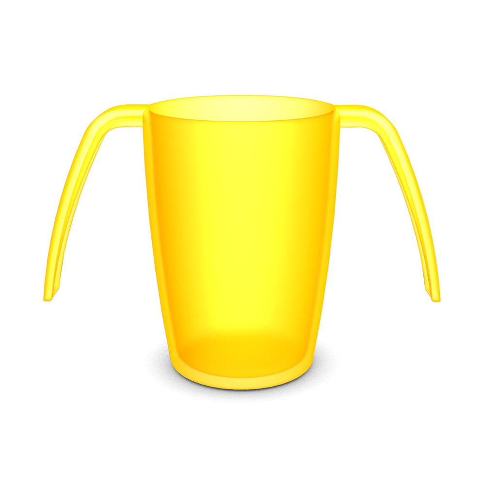 Drinkbeker - ErgoPlus 816 - transparant geel - 250 ml - 1 st
