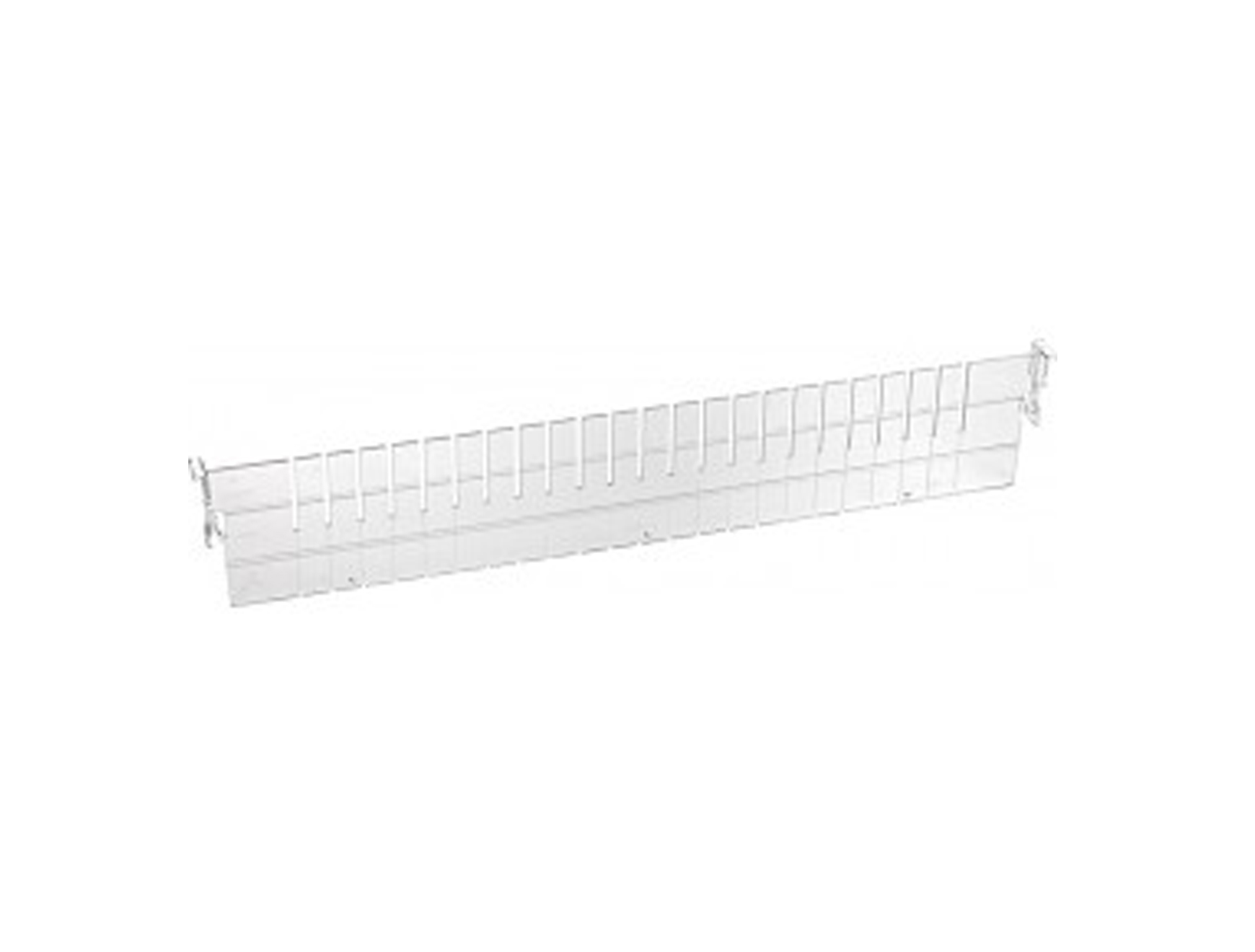 Séparation Flex Modul - 60 x 10 cm - PC - transparent - 1 pc