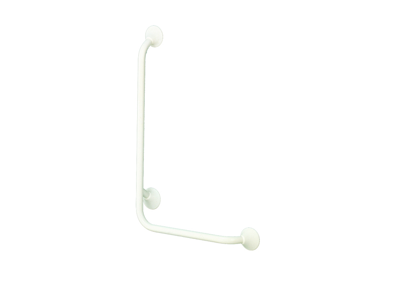 Linido appui mural courbé 90° - 500 x 1000 mm - blanc: droite - 1 pc