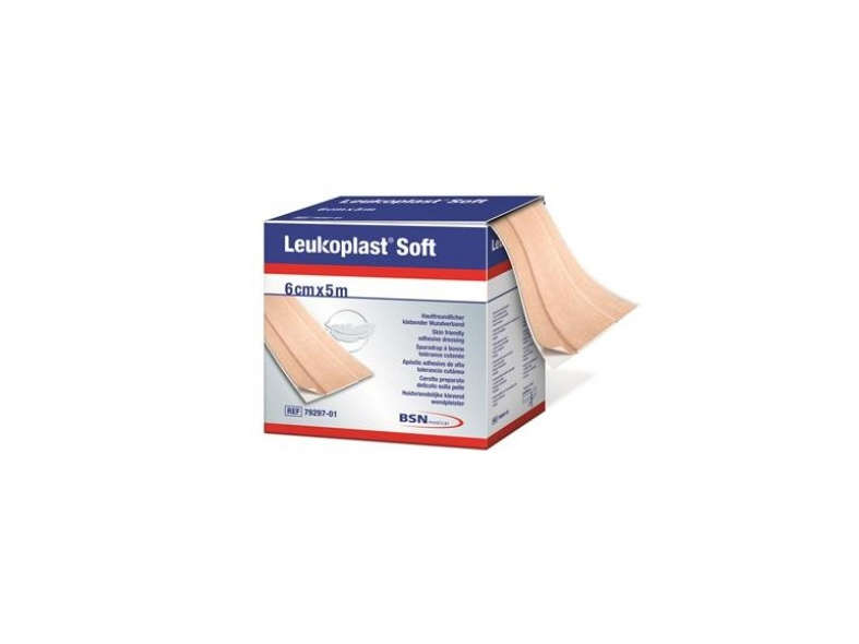Leukoplast® soft - rouleau - 4 cm x 5 m - 1 pc