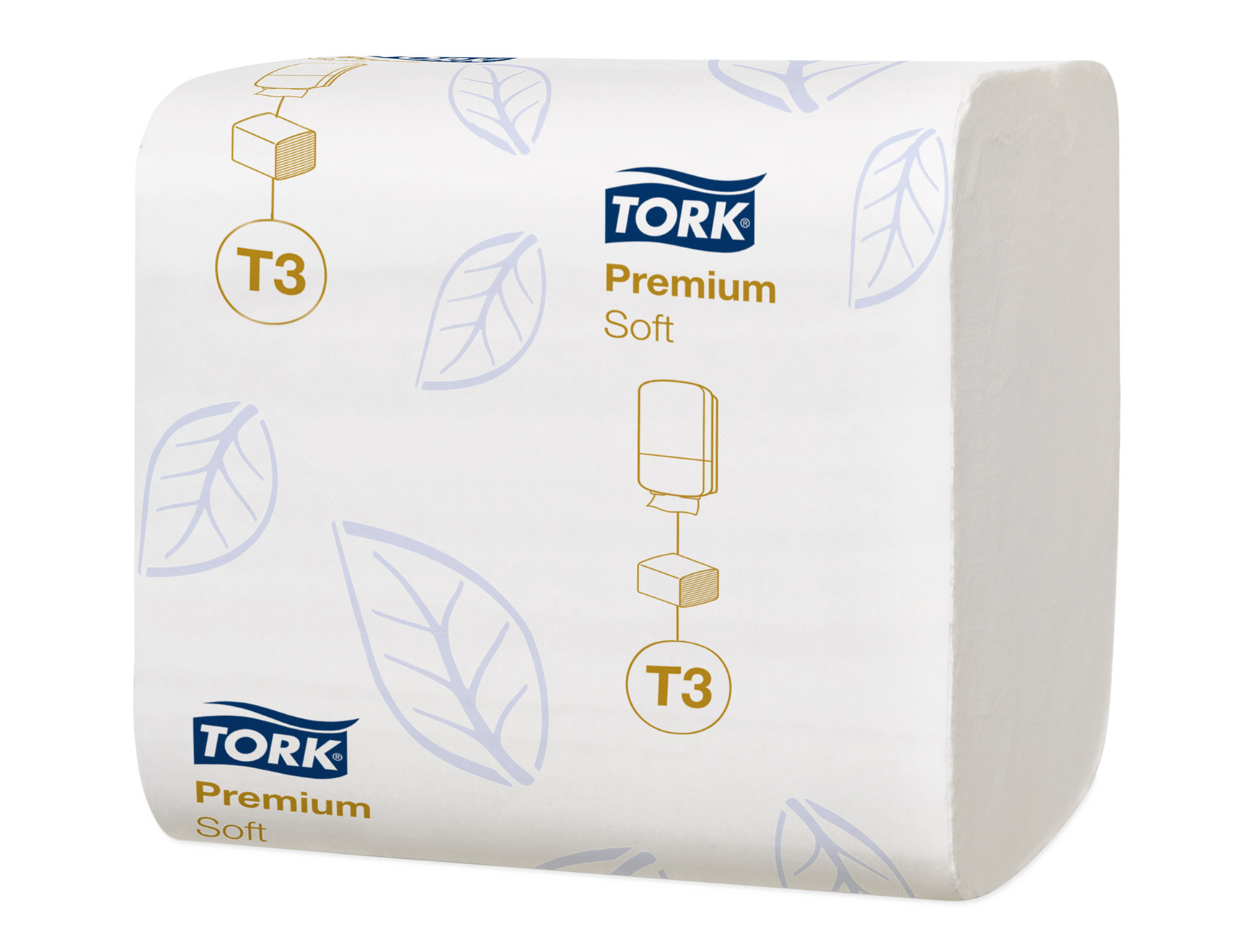Premium toiletpapier gevouwen soft - 2-laags - 30 x 252 vellen - 21 x 11 cm - 30 st