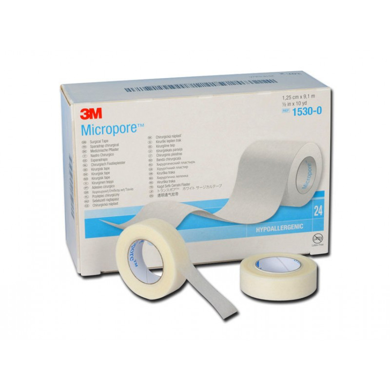 3M™ Micropore™ - 1,25 cm x 9,14 cm - 1 x 24 pcs