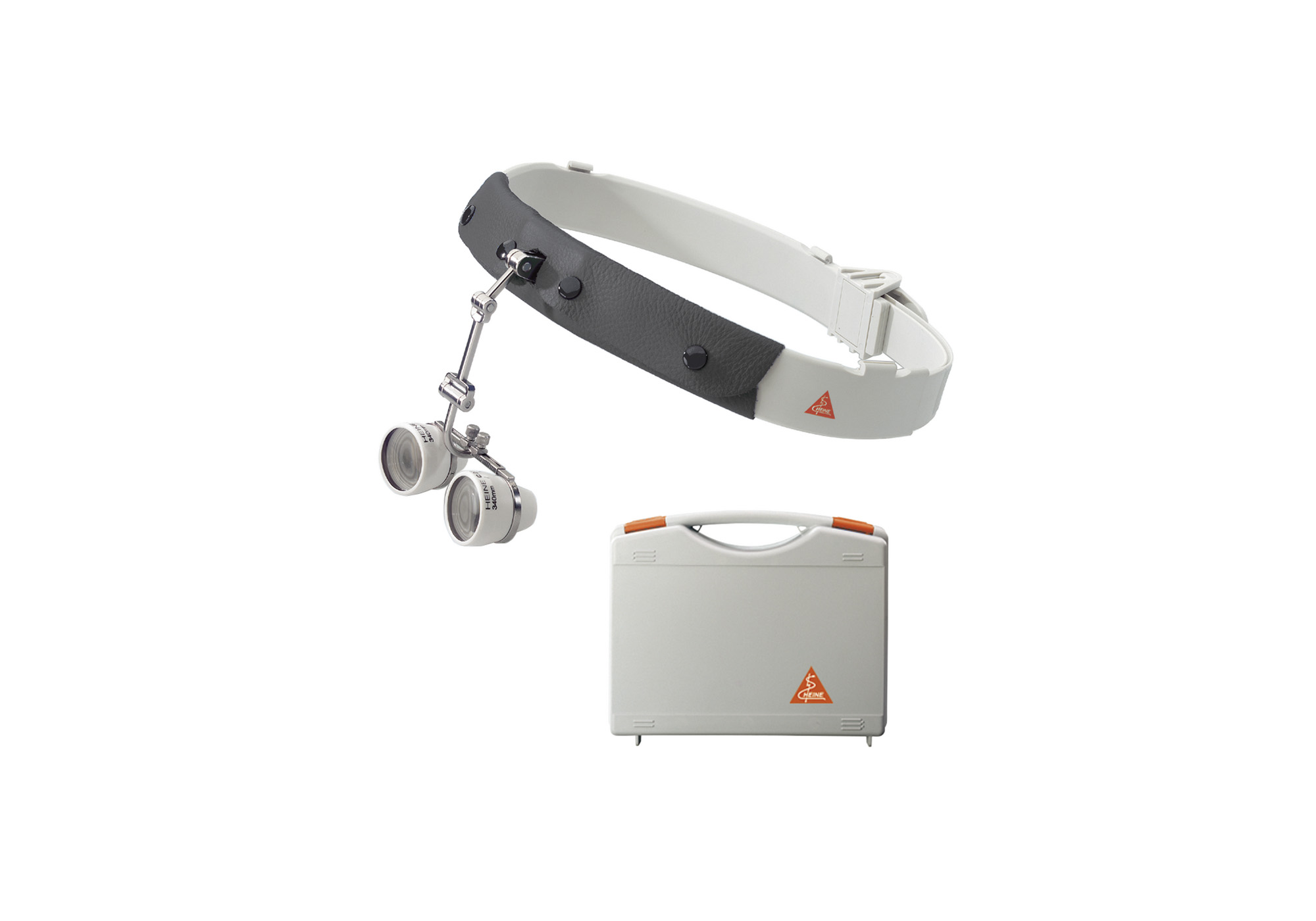 C 2.3 Binocular loupes avec bandeau frontal légèr - distance de travail 34 cm - avec étui - 1 pc