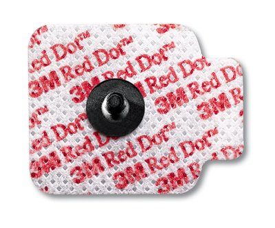 Electrode 3M™ Red Dot™ support - gel conduct. - repositionnable - 4 x 3 cm - 1000 pcs
