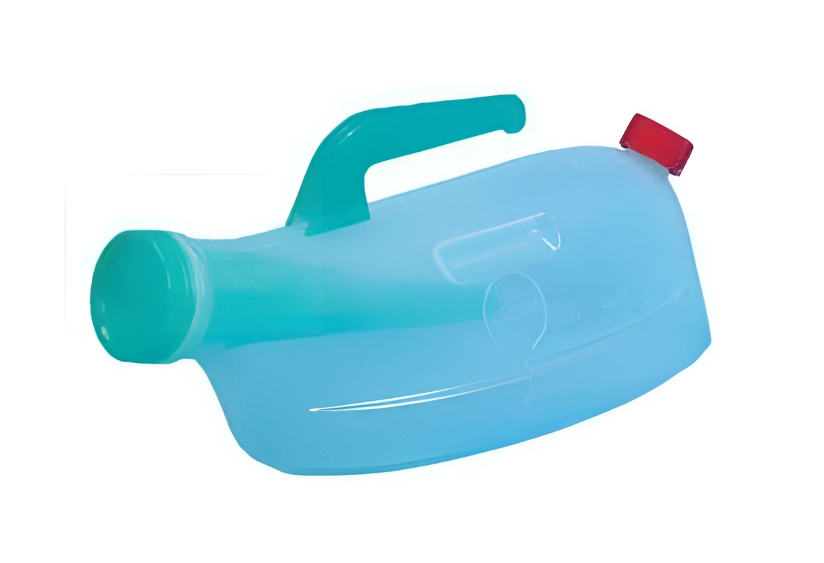 Urinaal man - met deksel - gegradueerd - 1000 ml - 1 st