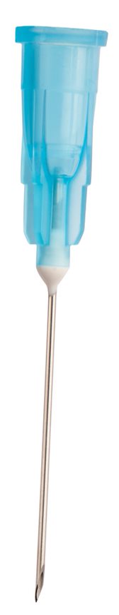 Agani™ naalden - 23G x 1" - blauw - 100 st