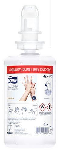 Tork Premium vloeibare alcohol voor handdesinfectie - S4 - 6 x 1 l