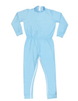 Fico pyjama blauw - lange mouw- & benen - tussenbeen- & zijrits - L - 1 st