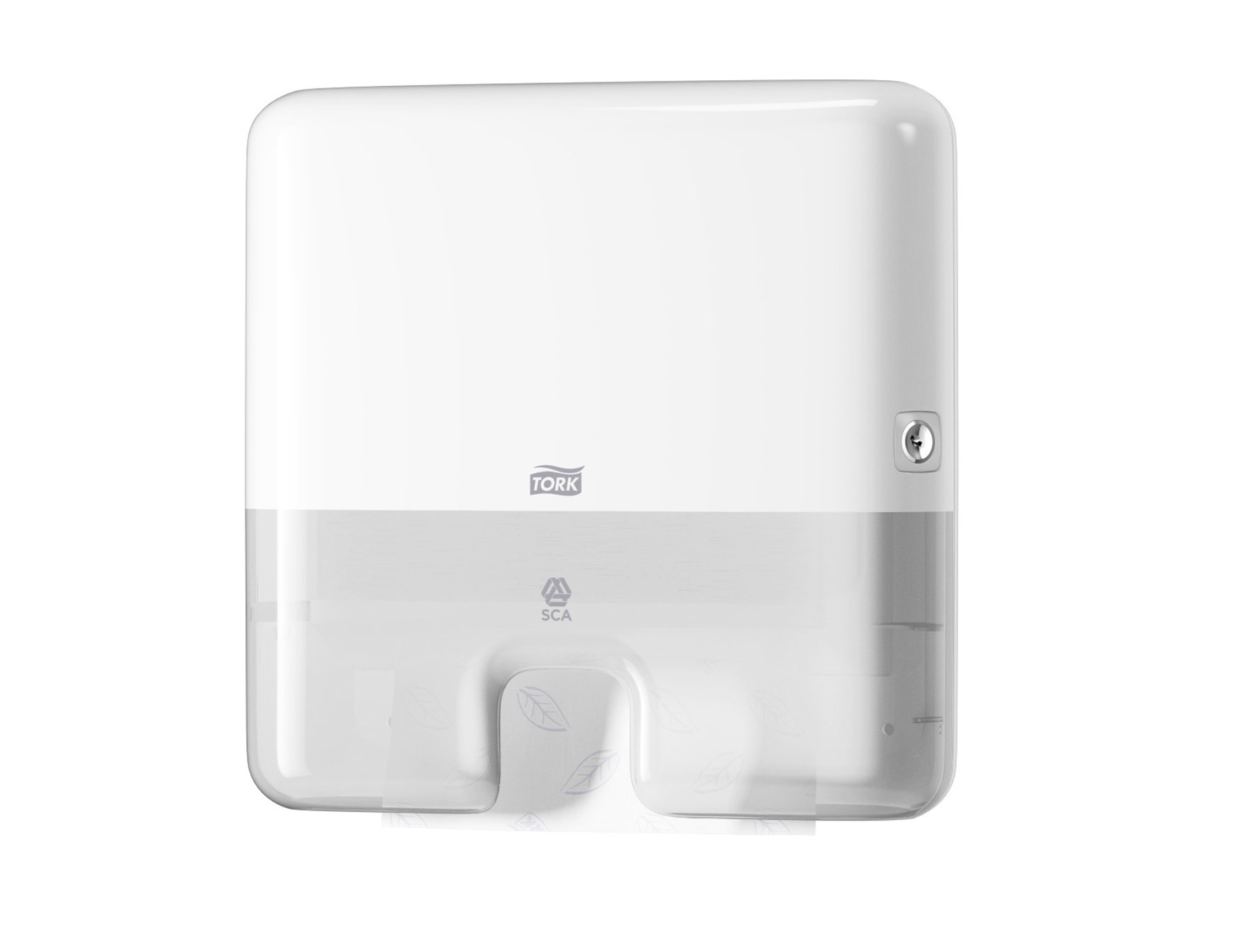 Xpress® distributeur mini pour essuie-mains interfoliés - H2 - blanc - 1 pc