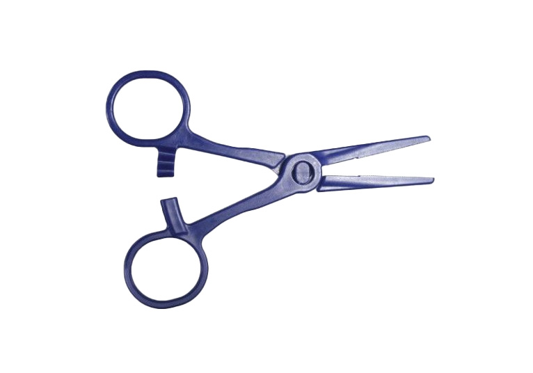 Kocher - wegwerp - blauw  - tanden - 13 cm - niet-steriel - 1 x 50 st